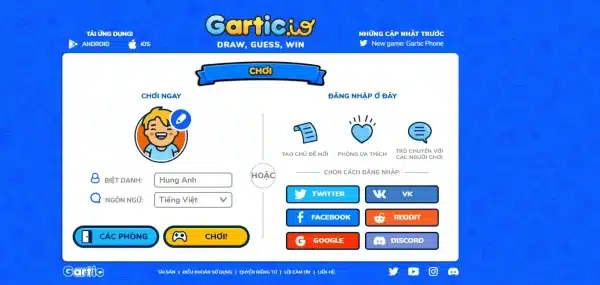 Game Gartic.io